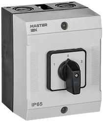 Переключатель кулачковый в боксе стандартная рукоятка 40А схема 51 IEK MI-CS20-040-051