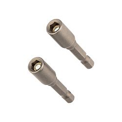 Ключ-насадка магнитная 1/4" 6х48 мм (2 шт./уп.) Kranz KR-92-0400-1