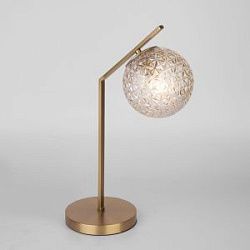 Настольная лампа с плафоном 01213/1 латунь  Eurosvet a056329