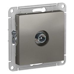 Розетка телевизионная проходная TV AtlasDesign 4дБ механизм сталь SchE ATN000992 1240517