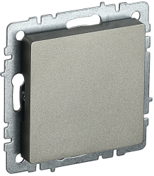 BRITE Заглушка с суппортом МЗ10-БрШ шампань IEK BR-PL10-K37