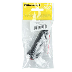 Штекер в прикуриватель PROconnect с предохранителем с кнопкой и LED индикатором, 1 шт., пакет БОПП 16-0205-9