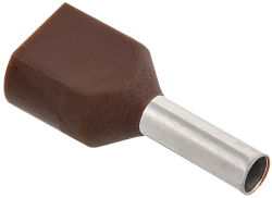 Наконечник НШВИ(2) 1,5-8 коричневый (20шт/упак) IEK UTE10-4-D2-4-100