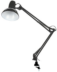 LIGHTING Светильник настольный 1014 пантограф на струбцине Е27 черный IEK LNNL4-1014-2-VV-40-K02