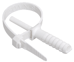 Хомут дюбельный ХД 7х150 бел (50шт/упак) IEK UHH80-7-150-50-K01-F