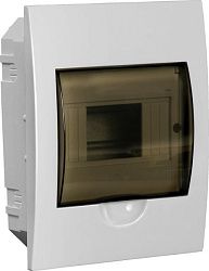 Корпус пластиковый ЩРВ-П-6 черная прозрачная дверь IP41 GENERICA MKP12-V-06-41-G