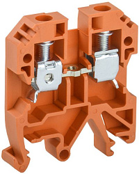 Клемма винтовая КВИ-6мм2 оранжевая IEK YZN30-006-K09