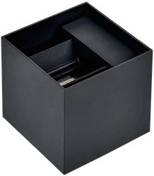 LIGHTING Светильник уличный светодиодный 5111 настенный 6Вт 4000К IP65 черный IEK LT-DBU0-5111-006-40-K02