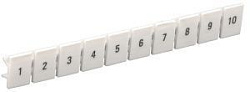 Маркеры для КПИ-6мм2 с нумерацией №№ 1-10 IEK YZN11M-006-K00-10