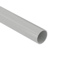 Труба жесткая ПВХ 3-х метровая атмосферостойкая d20мм (150м/уп) СЕРАЯ 600-020С