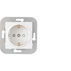 Розетка штепсельная с заземляющим контактом со шторками для скрытой установки РС16-532 1446BY