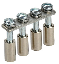 Перемычка в сборе для колодки клеммной CTS 4мм2 4PIN IEK YCT10-00-K03-004-A-4P