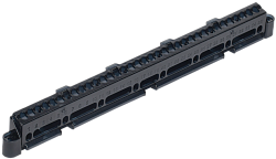 TEKFOR Суппорт для шин в корпус (ширина 12 модулей) IEK TF-KP00D-S-12