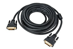 Шнур DVI-D - DVI-D 7M gold с фильтрами REXANT 17-6407