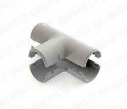 Тройник разъемный для труб D20мм (10/240шт) GE50171