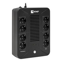 ИБП E-Power Home 1000 ВА, 600Вт,8хSchuko,USB,RJ45 SSW-1000