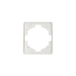 Рамка ROUND 1-постовая перламутр KRANZ KR-78-0751-1
