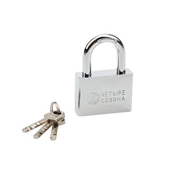 Замок навесной серия «Сталь» 60 мм ЧЕТЫРЕ СЕЗОНА 79-0036