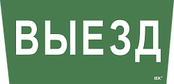 Этикетка самоклеящаяся 310х280мм "Выезд" IEK LPC10-1-31-28-VIEZD