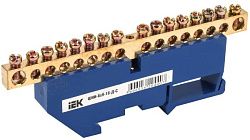 Шина N "ноль" на DIN-изол ШНИ-6х9-16-Д-С IEK YNN10-69-16D-K07