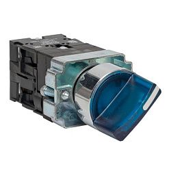 Переключатель BD21 2P c синей подсветкой 230В NO EKF xb2-bk21-b-230