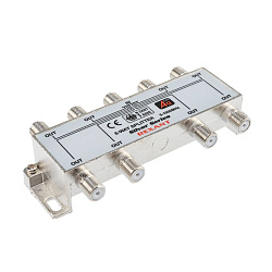 Делитель ТВх8 под F-разъем, 5-1000МГц, Silver (9 F-разъемов в комплекте) REXANT 05-6105