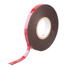 Лента клейкая двухсторонняя черная, на VHB акриловой основе, 12 мм х 5 м REXANT 09-6047