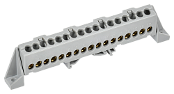 TEKFOR Шина L "фаза" в комбинированном DIN-изоляторе "Стойка" 6х9-15-Ср IEK TF-NN10-15-DP-K03