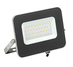 Прожектор светодиодный СДО 07-30 IP65 серый IEK LPDO701-30-K03