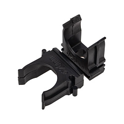 Крепеж-клипса для трубы ø20мм черная (10 шт/уп) REXANT 28-0120-5