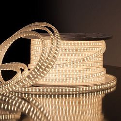 Лента светодиодная 220V 18W 180Led 2835 двухрядная IP65 дневной белый, 50 м Elektrostandard a041110