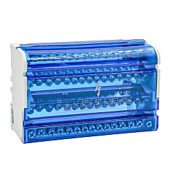 Шины на DIN-рейку в корпусе (кросс-модуль) 4х15 3L+PEN AN0805-0005