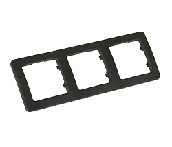 MASTER черн. Рамка 3-местн. Р403-08 Р403-08
