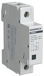Расцепитель минимальгого и максимального напряжения РММ47 на DIN-рейку GENERICA MVA21D-RMM-G