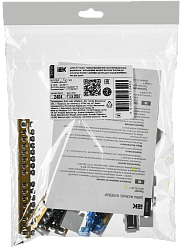 TEKFOR Шина N "ноль" неизолированная на универсальном держателе 8х12-16-С IEK TF-NN20-16-DL-K07