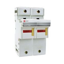 Предохранитель-разъединитель для ПВЦ 10x38 2P (с индик.) EKF pr-10-38-2