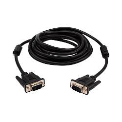 Шнур VGA - VGA с ферритами, 3м, черный PROconnect 17-5505-6