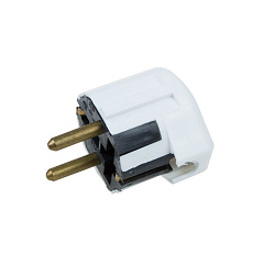 Вилка Евро угловая с з/к REXANT, 16А 11-8503