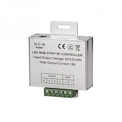 Контроллер WOLTA Decor  WLC-CP/01 алюминиевый корпус с пультом 12-24В 1/50 WLC-CP/01