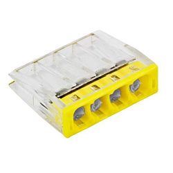 Клемма СМК 2273-244 (с пастой) 4 отверстия 0,5-2,5 мм2 EKF plc-smk-2273-244