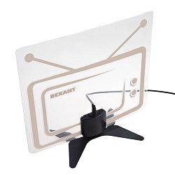 Антенна комнатная для цифрового телевидения DVB-T2, Ag-718 REXANT 34-0718