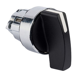 Исполнительный механизм переключателя ХB4 на 2 положения возвратный без фиксации, без подсветки с длинной ручкой XB4BJ2