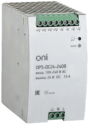 Блок питания OPS 220В AC/24В DC 10А 240Вт ONI OPS-DC24-240B