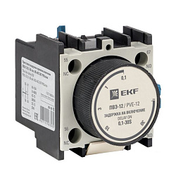 Приставка выдержки времени включения ПВЭ-12 0,1-30сек NO+NC EKF ctr-st-12