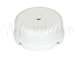 Коробка распределительная фарфоровая D80мм, высота 33мм, IP20, цвет -белый, ТМ "МЕЗОНИНЪ" GE70235-01 GE70235-01