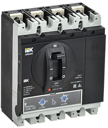 ARMAT Автоматический выключатель в литом корпусе 4P типоразмер G 150кА 160А расцепитель термомагнитный регулируемый IEK AR-MCCB-4G-150-0160A-ATUC