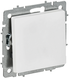 BRITE Выключатель 1-клавишный перекрестный 10А ВС10-1-3-БрАБ арктический белый IEK BR-V13-0-10-K91
