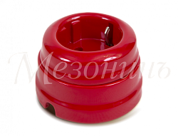 Розетка ретро фарфоровая, двухполюсная, с заземляющим контактом  (в компл с подъемной рамкой D70) GE70301-06