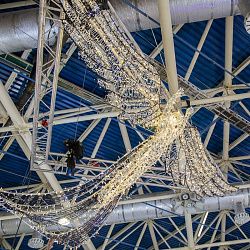 Световой арт-объект Ангел 600х250 см S-0001