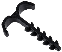 Дюбель-хомут Т-образный 4-12мм нейлон черный (100шт/упак) IEK UDH11-04-12-100-K02